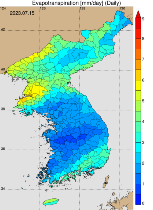 분포도 지도 이미지