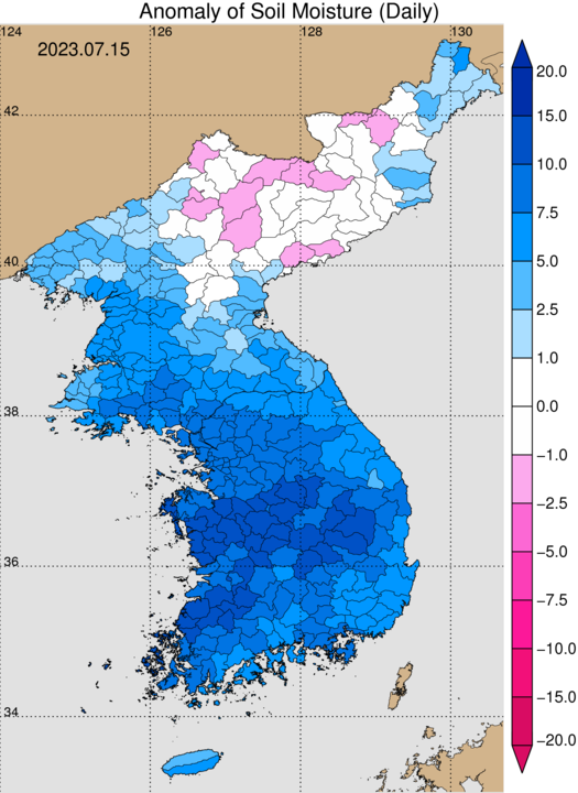 Anomaly 산출값 지도 이미지
