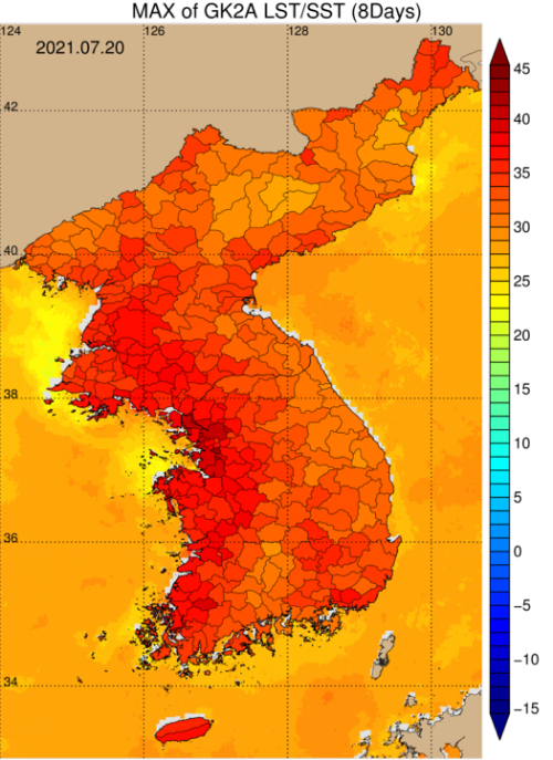 max surface temp 지도 이미지